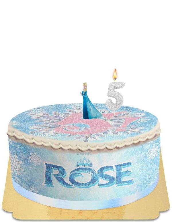 HappyKuchen.de Gefrorene Elsa Gefrorener eifreier, vegetarischer und glutenfreier Kuchen - 1