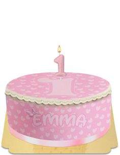 HappyKuchen.de Gâteau anniversaire 3 ans fille sans œuf, végétarien et sans gluten - 24