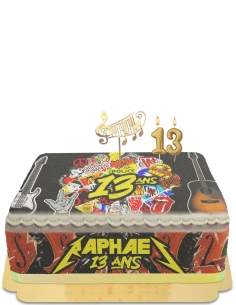 HappyKuchen.de Eierfreier, vegetarischer und glutenfreier Gitarrenkuchen - 67