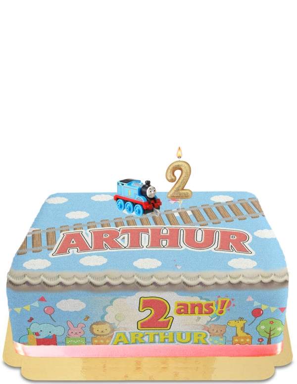 HappyKuchen.de Gâteau Thomas le train sans œuf, végétarien et sans gluten - 37