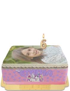 HappyKuchen.de Gâteau anniversaire ado fille photo sans œuf, végétarien et sans gluten - 58