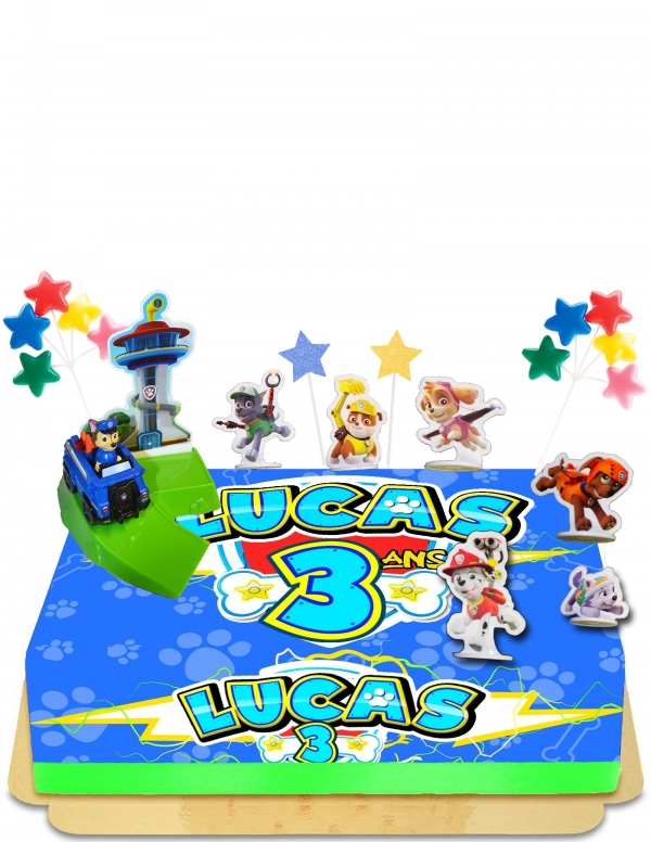 HappyKuchen.de Paw Patrol Truck Chase Cake and Friends Eifrei, Vegetarisch und Glutenfrei - 14