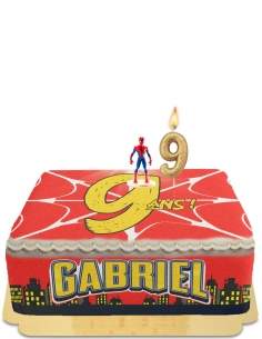 HappyKuchen.de Spiderman Cake Eifrei, Vegetarisch und Glutenfrei - 70