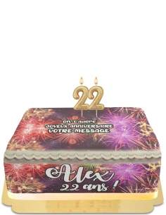 HappyKuchen.de Eierfreier, vegetarischer und glutenfreier Kuchen für Erwachsene - 80