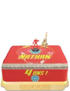 HappyKuchen.de Iron Man Avengers Cake Eifrei, Vegetarisch & Glutenfrei - 62