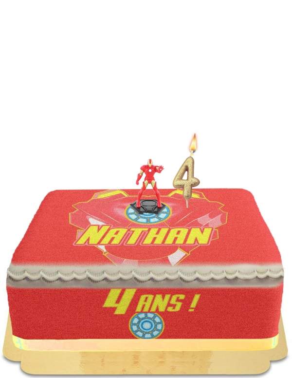 HappyKuchen.de Iron Man Avengers Cake Eifrei, Vegetarisch & Glutenfrei - 62