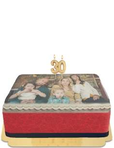 HappyKuchen.de Gâteau photo coeur adulte sans œuf, végétarien et sans gluten - 73