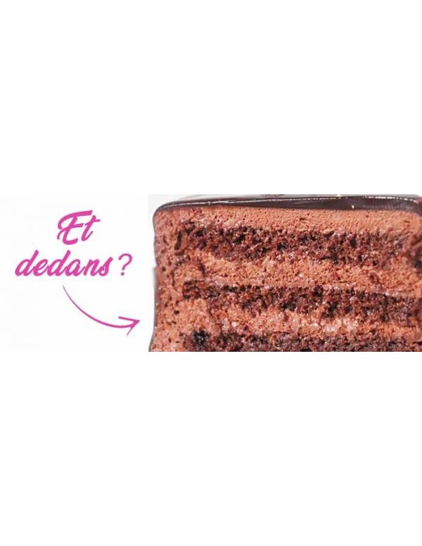 HappyKuchen.de Gâteau simple rectangle à bordure vegan, bio et sans gluten - 18