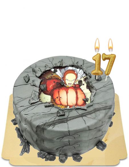  One Punch man Kuchen manga zur Rettung vegan, glutenfrei - 1