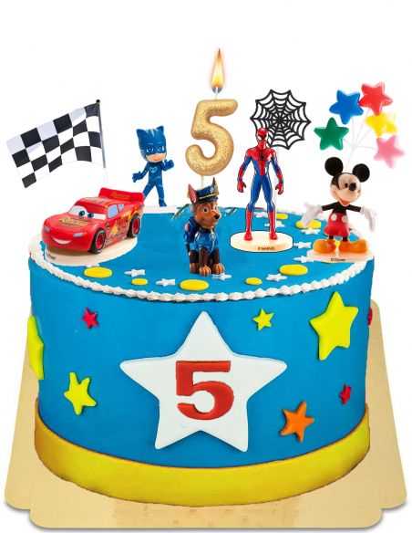  Kuchen für Jungen Paw Patrol, Spiderman, Mickey, Cars, Pyjamahelden glutenfrei - 1