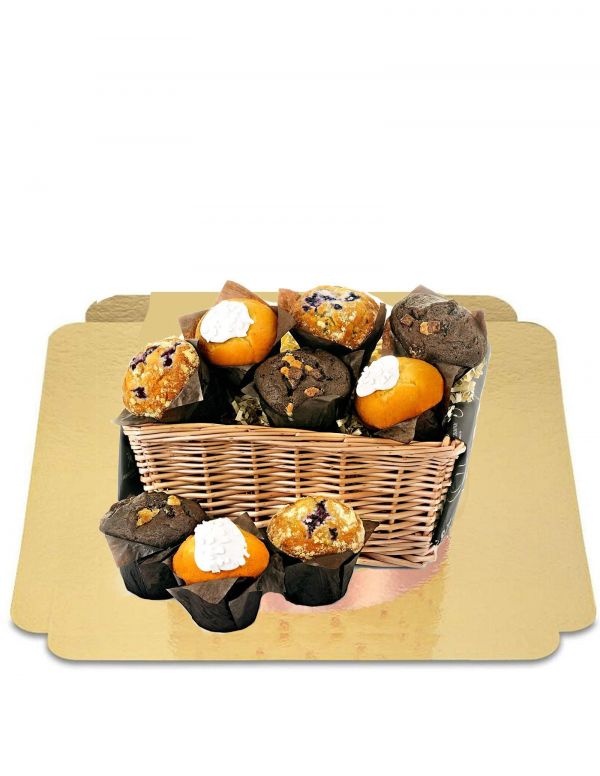HappyKuchen.de Panier Muffins 3 goûts X12 vegan, sans sucre à IG bas, bio et sans gluten - 1